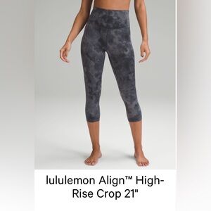 Lululemon Align crop leggings size 8